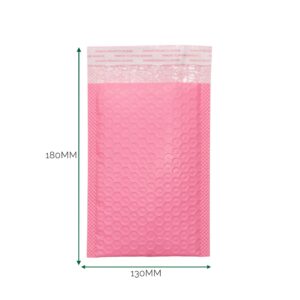 Kuplapussi Pink Poly (130 x 180 + 40 mm), Vaaleanpunainen (Suoratoimitus)