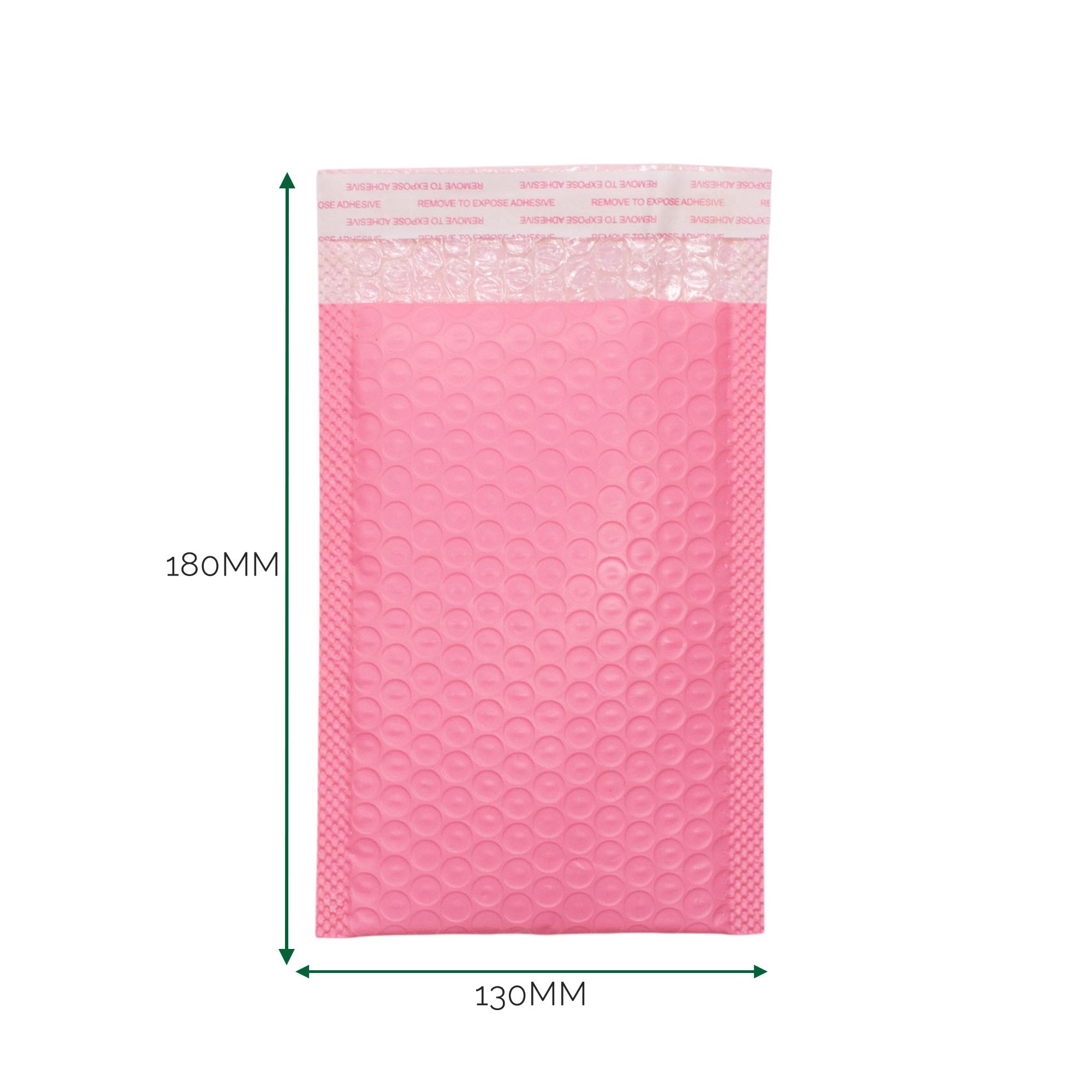 Kuplapussi Pink Poly (130 x 180 + 40 mm), Vaaleanpunainen (Suoratoimitus)