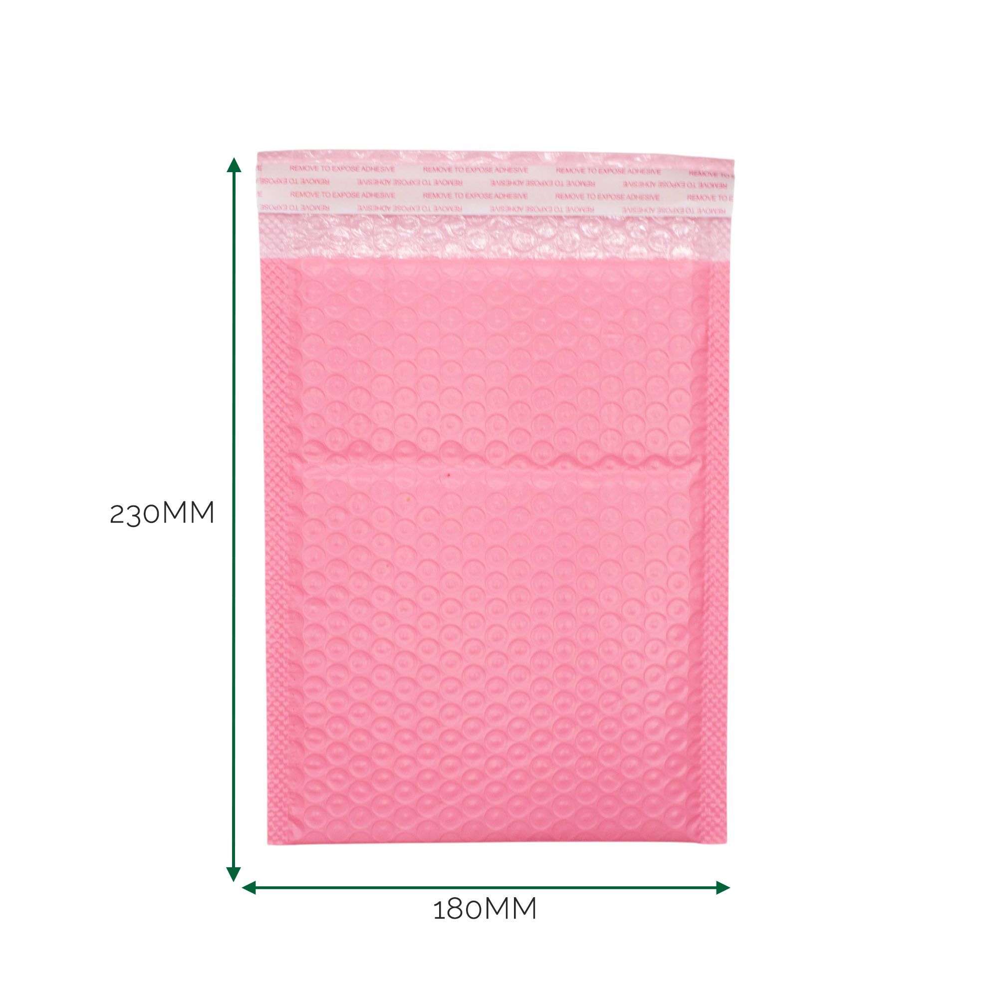 Kuplapussi Pink Poly (180 x 230 + 40 mm), Vaaleanpunainen (Suoratoimitus)